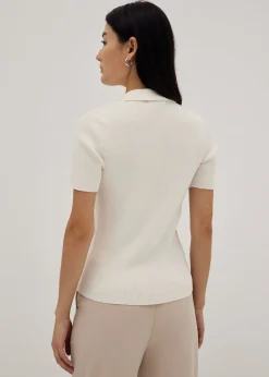 Maevis Collar Knit Top