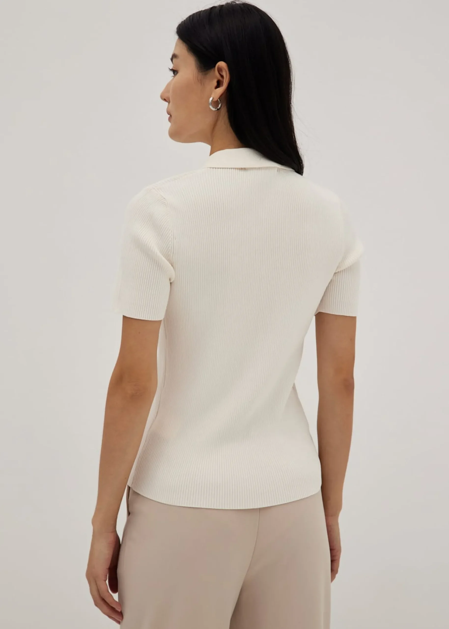 Maevis Collar Knit Top