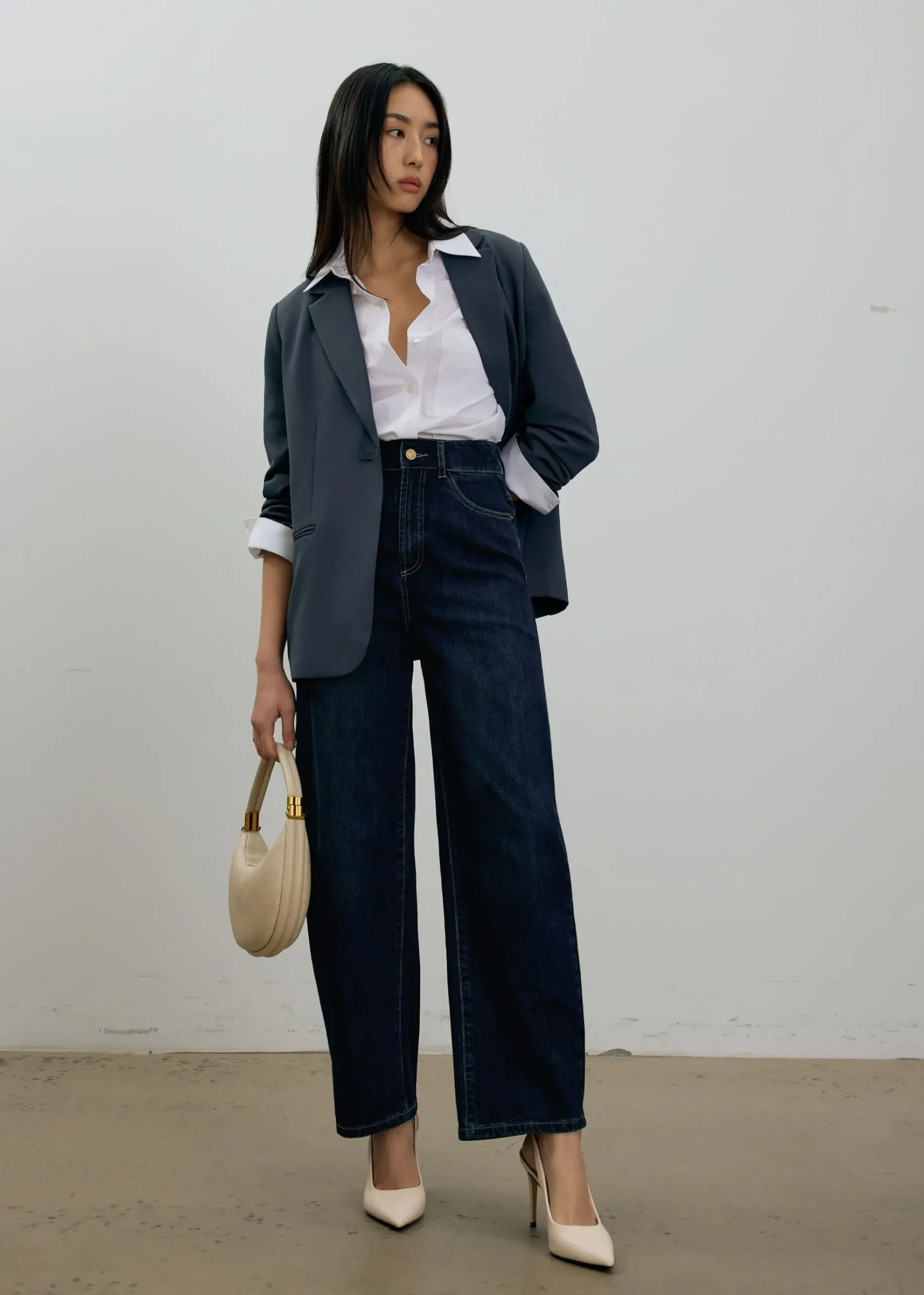 Mai Denim Barrel Jeans