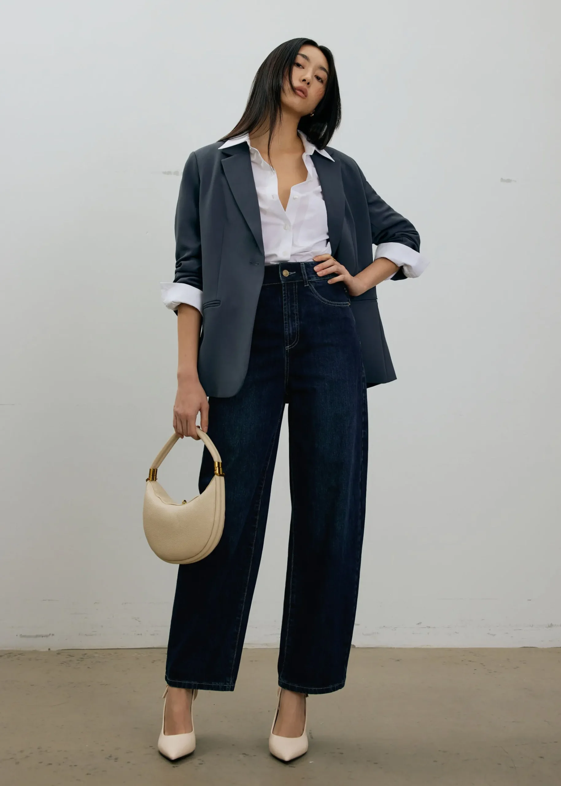 Mai Denim Barrel Jeans