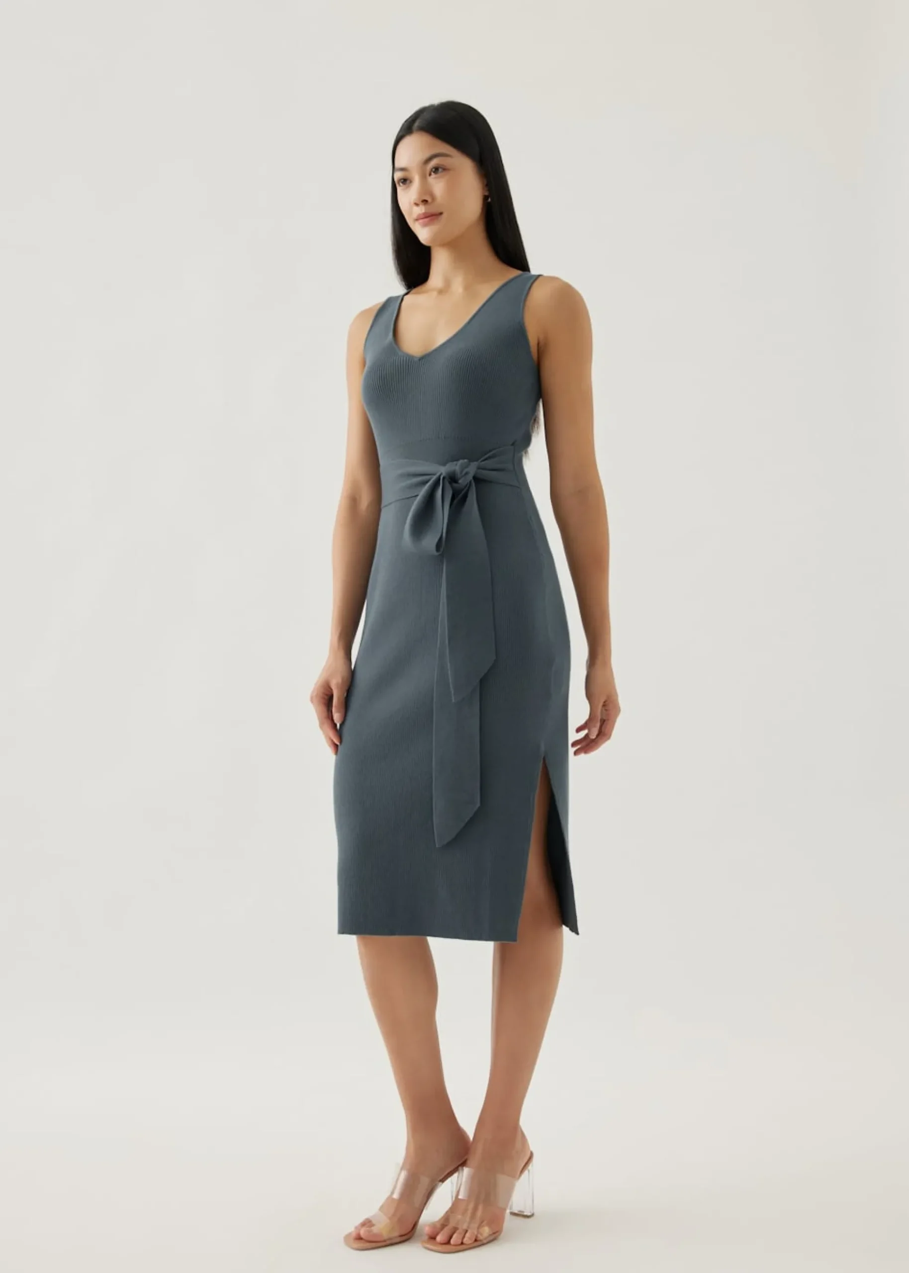 Malea Ribbed Knit Dress