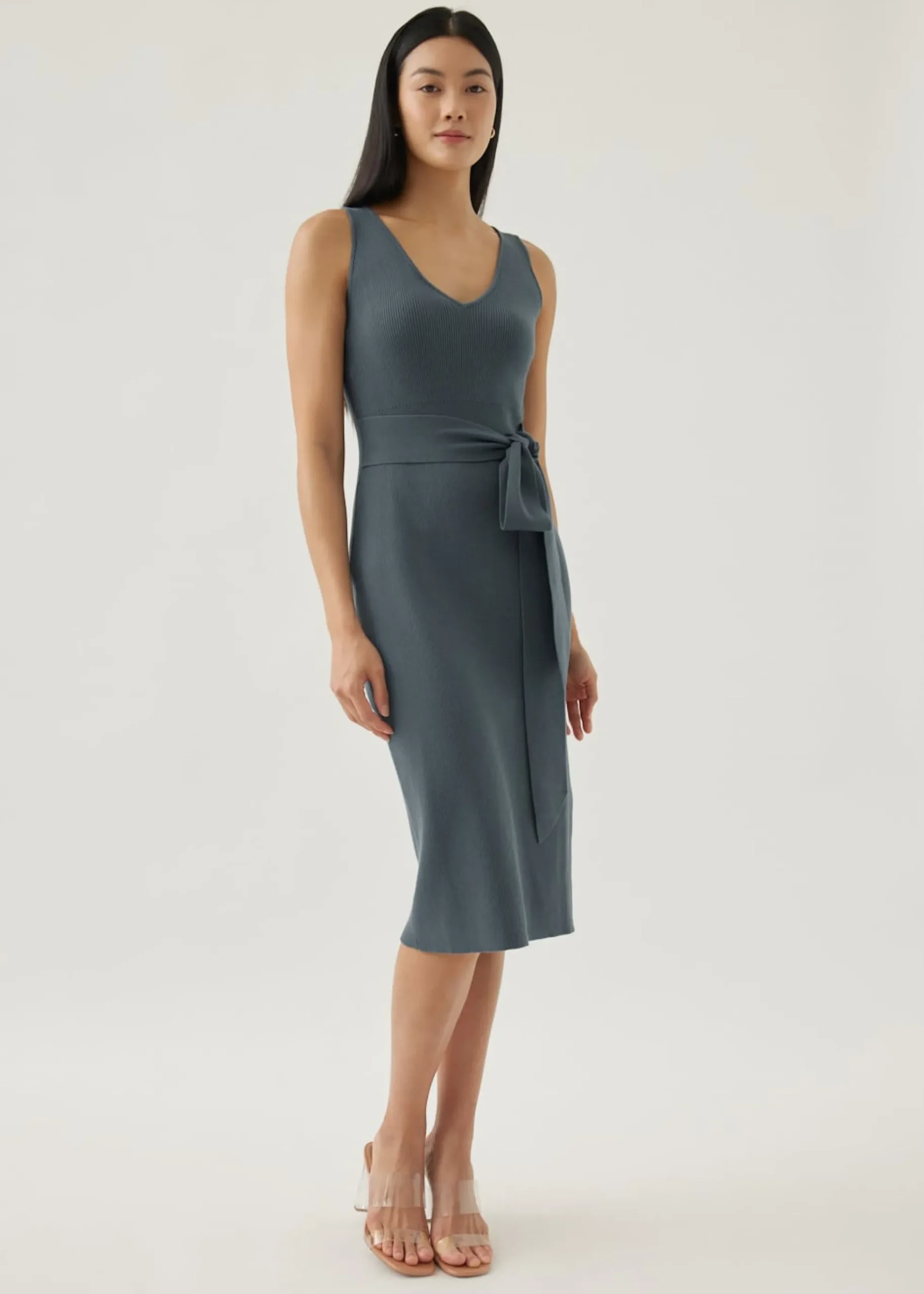 Malea Ribbed Knit Dress