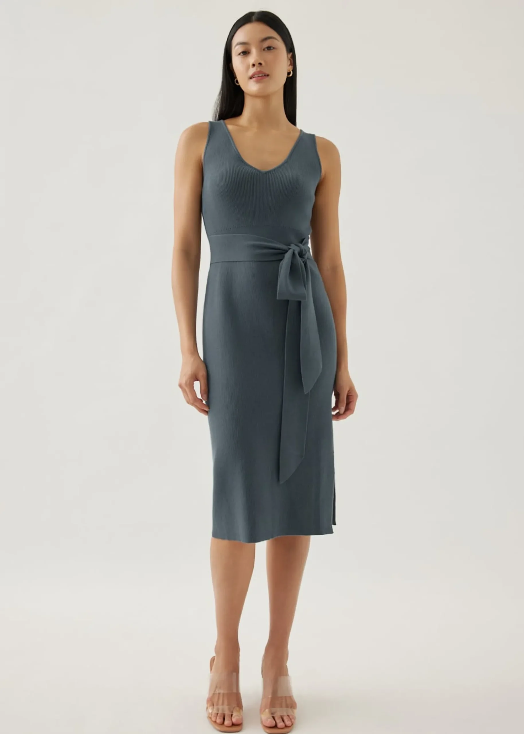Malea Ribbed Knit Dress