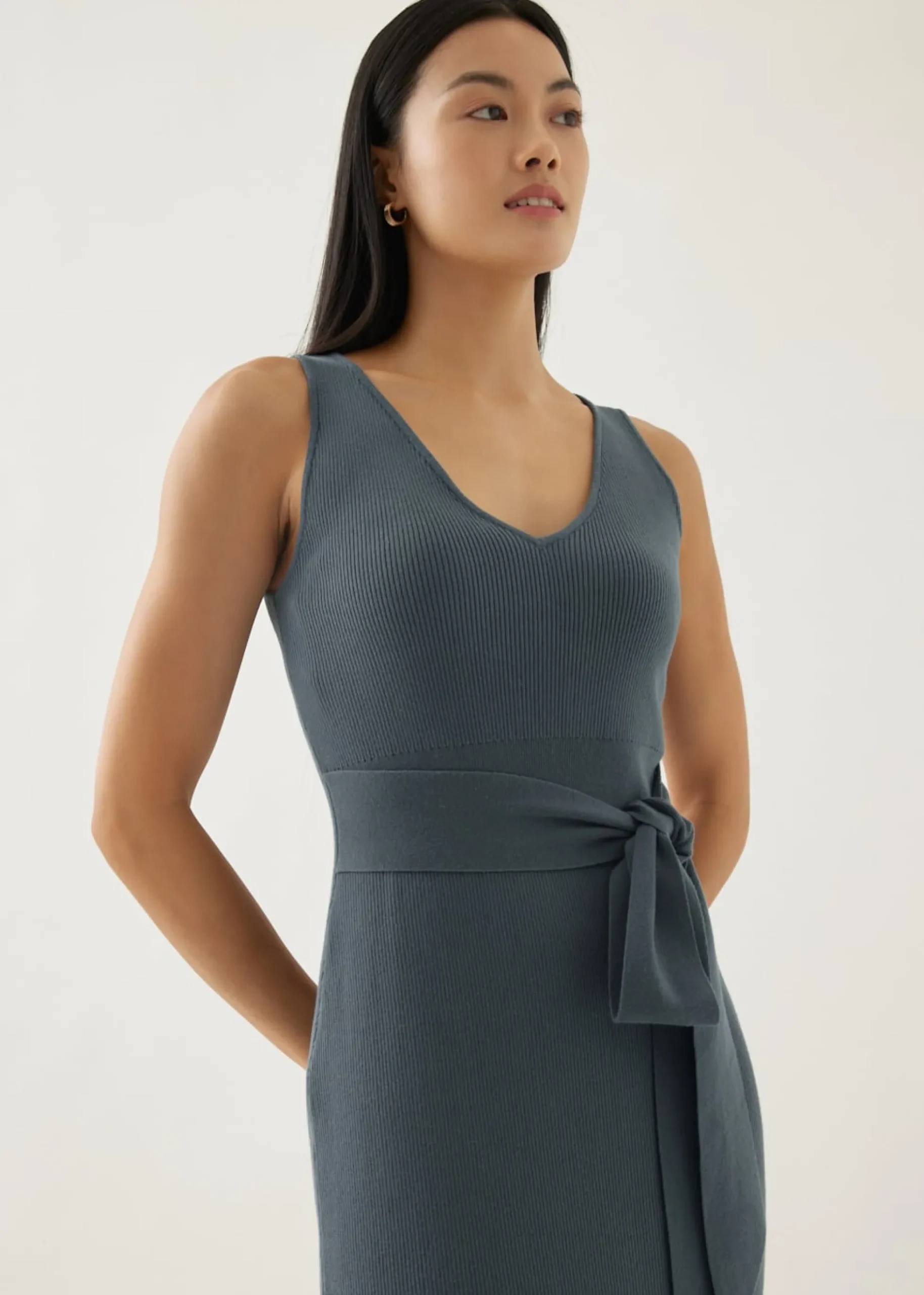 Malea Ribbed Knit Dress