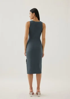 Malea Ribbed Knit Dress