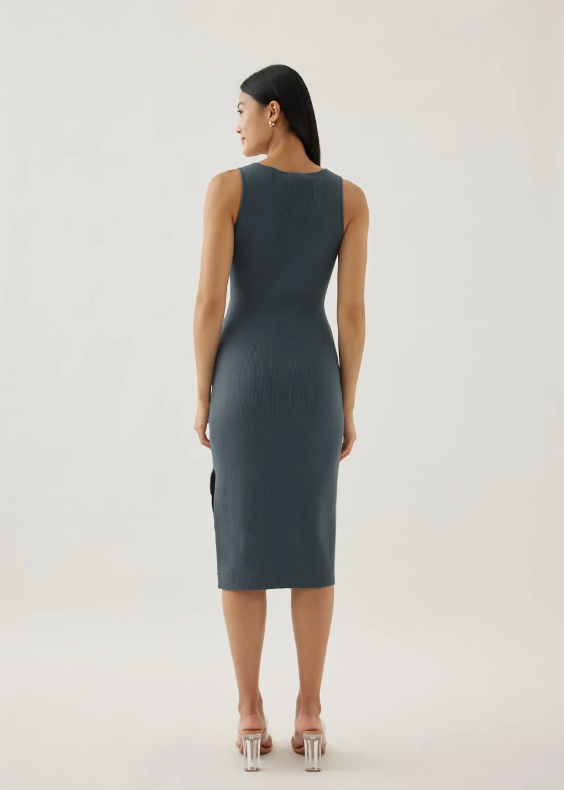 Malea Ribbed Knit Dress