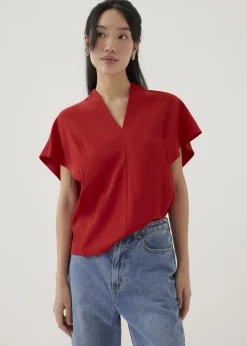 Maleen V-neck Shell Top