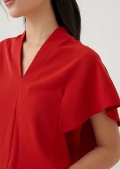Maleen V-neck Shell Top