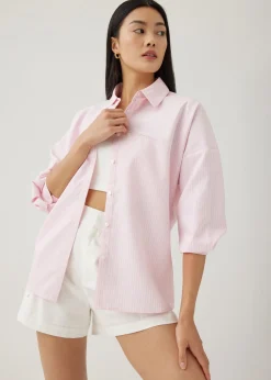 Maliya Striped Oversized Shirt