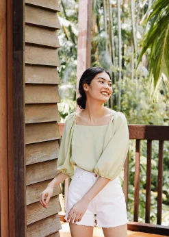 Malwena Puff Sleeve Blouse