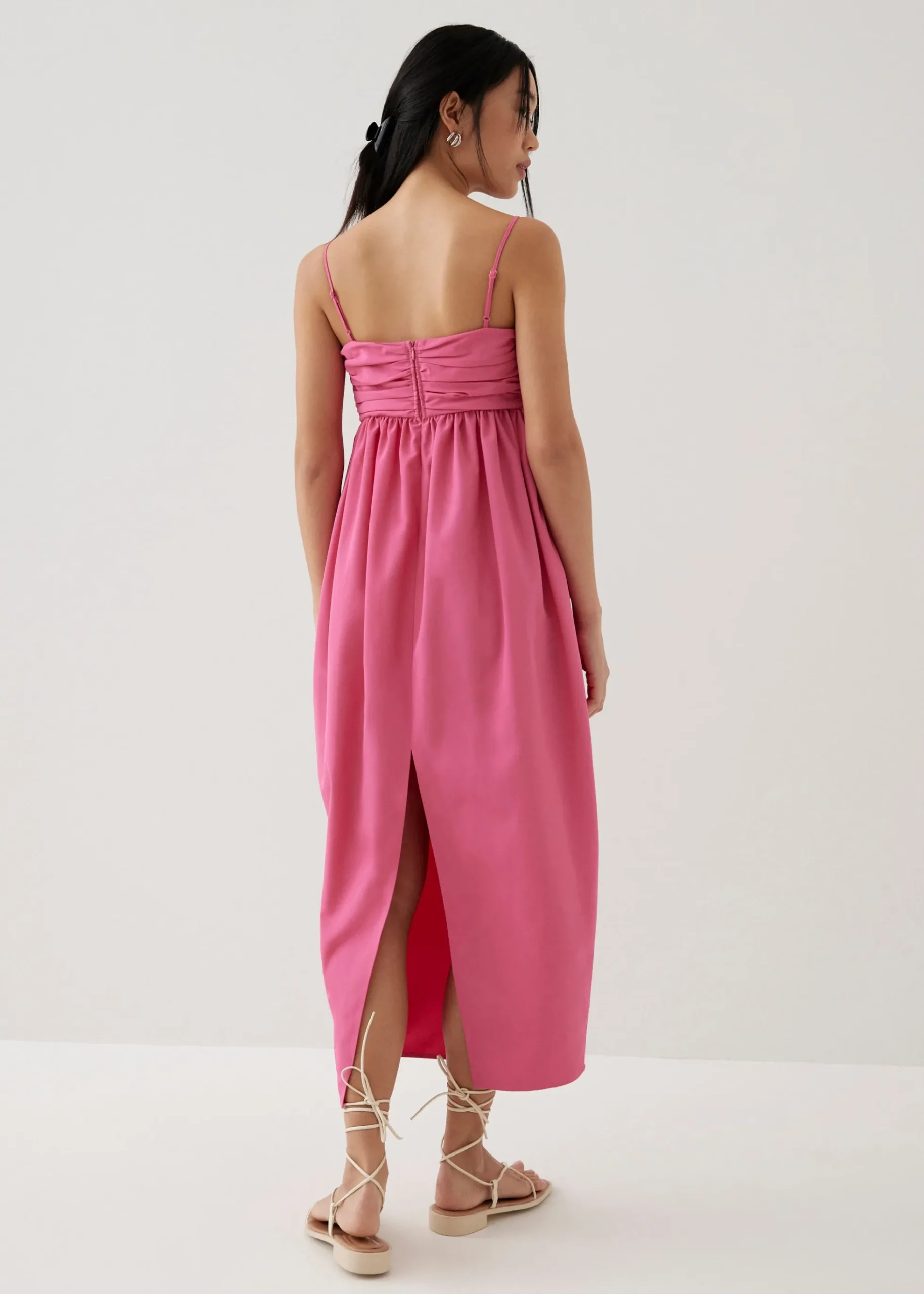 Manika Ruched Tulip Maxi Dress
