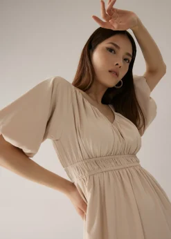 Marcia Elastic Ruched Dress