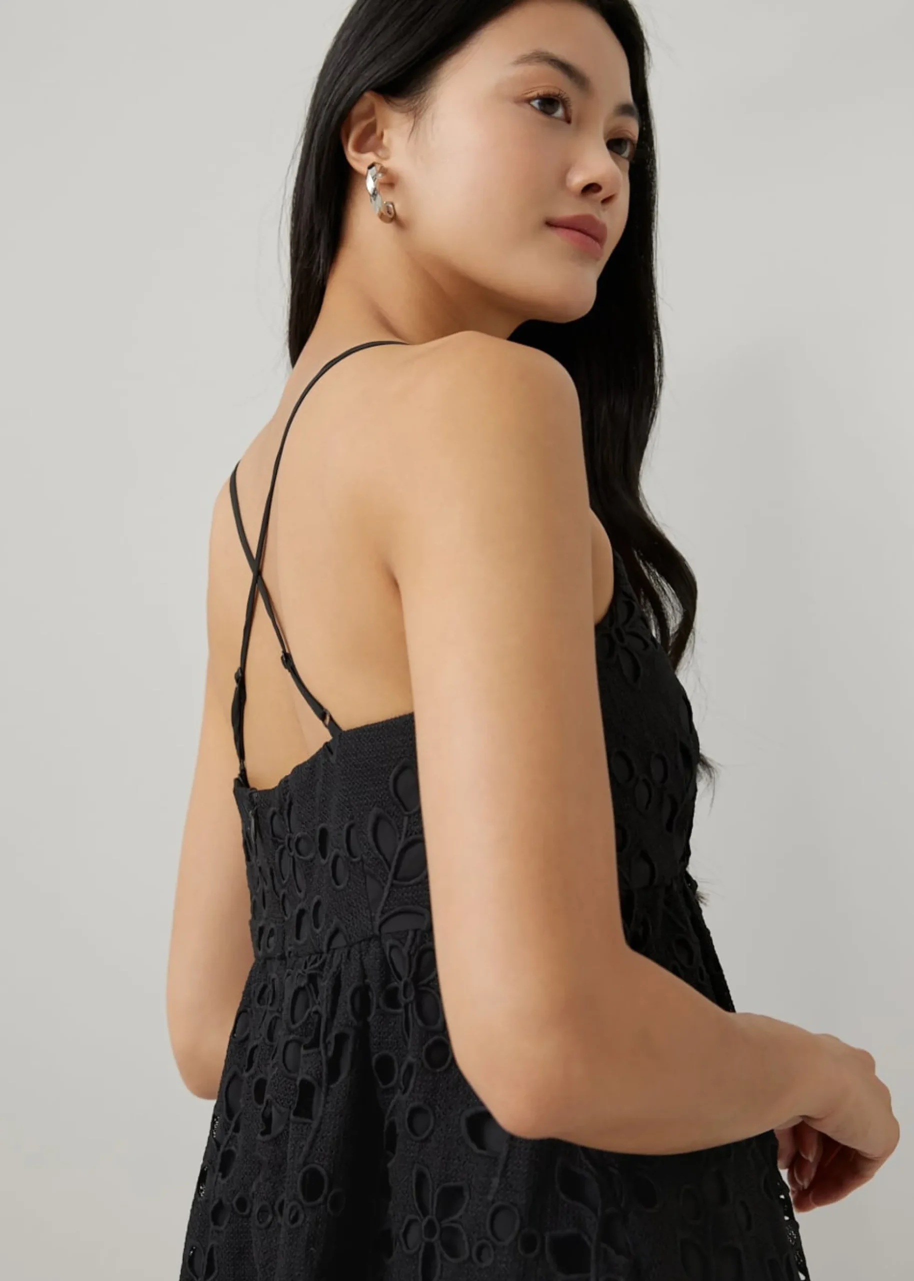 Marcy Crochet Cross Back Dress