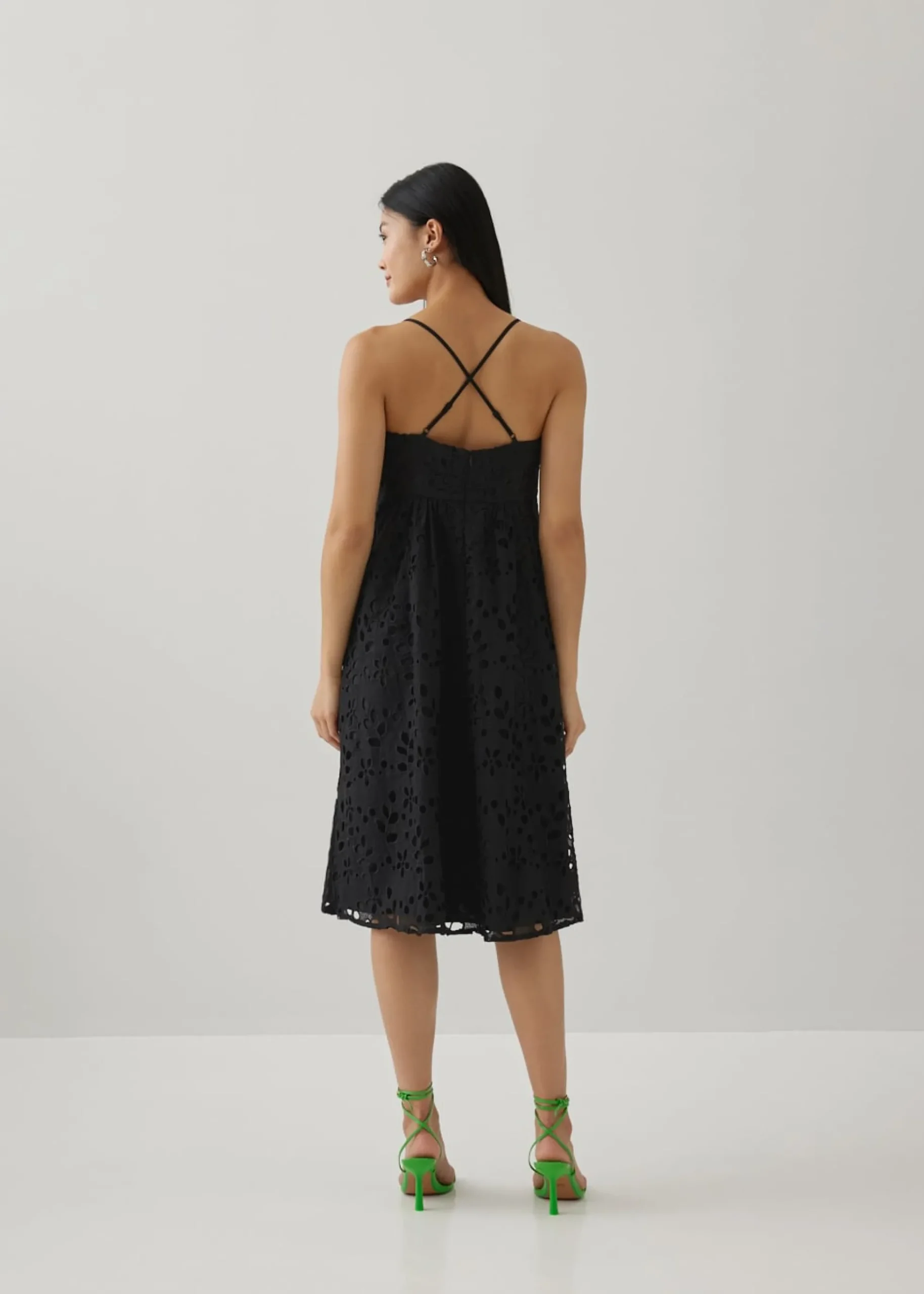 Marcy Crochet Cross Back Dress