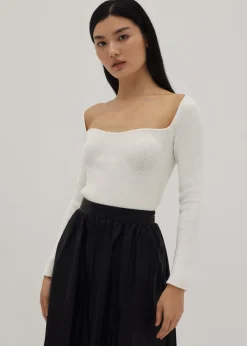 Marga Sweetheart Knit Top