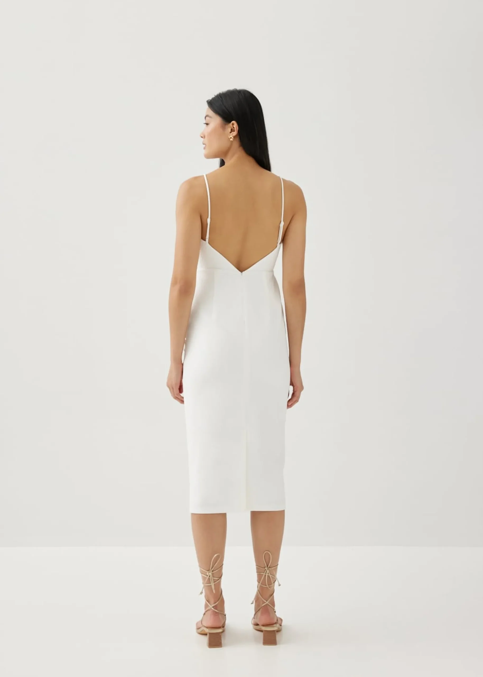 Mari Padded Low Back Dress