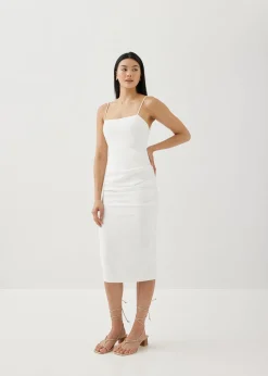 Mari Padded Low Back Dress