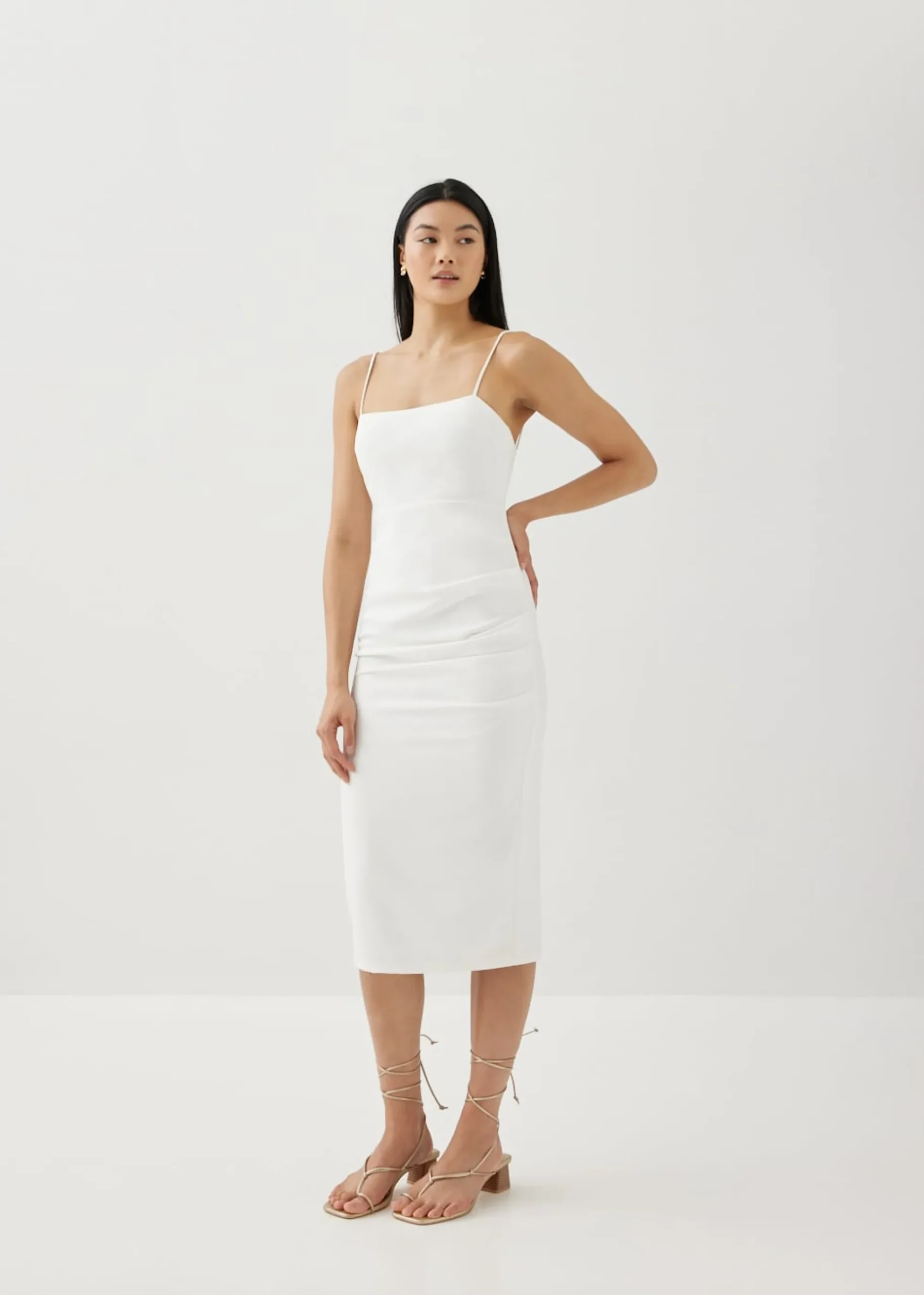 Mari Padded Low Back Dress
