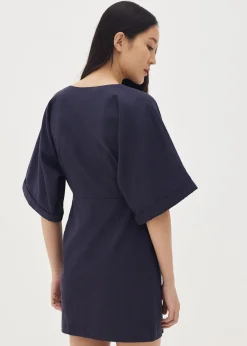Marlie Kimono Wrap Mini Dress