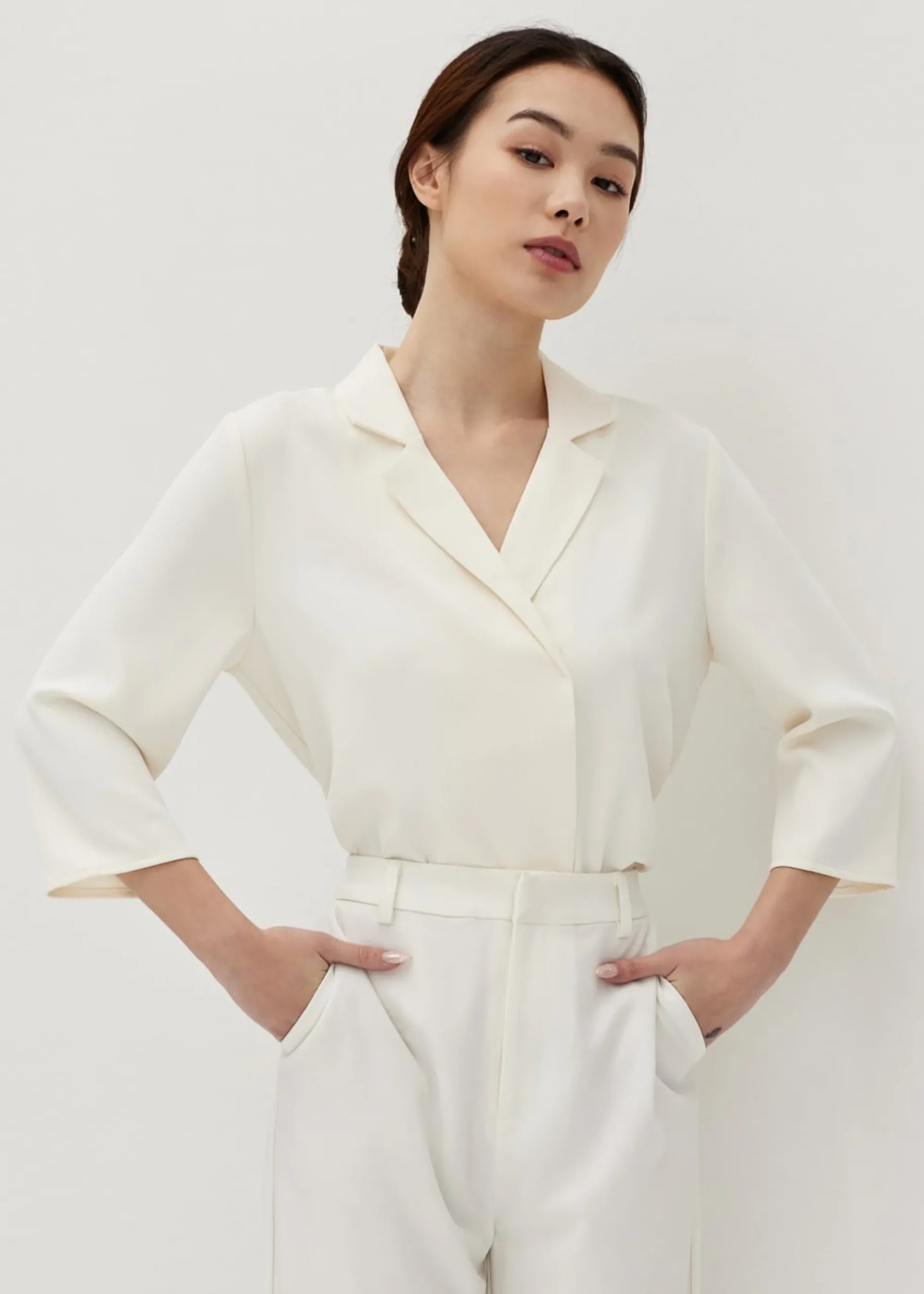 Maryanne Double Breasted Tailored Blouse