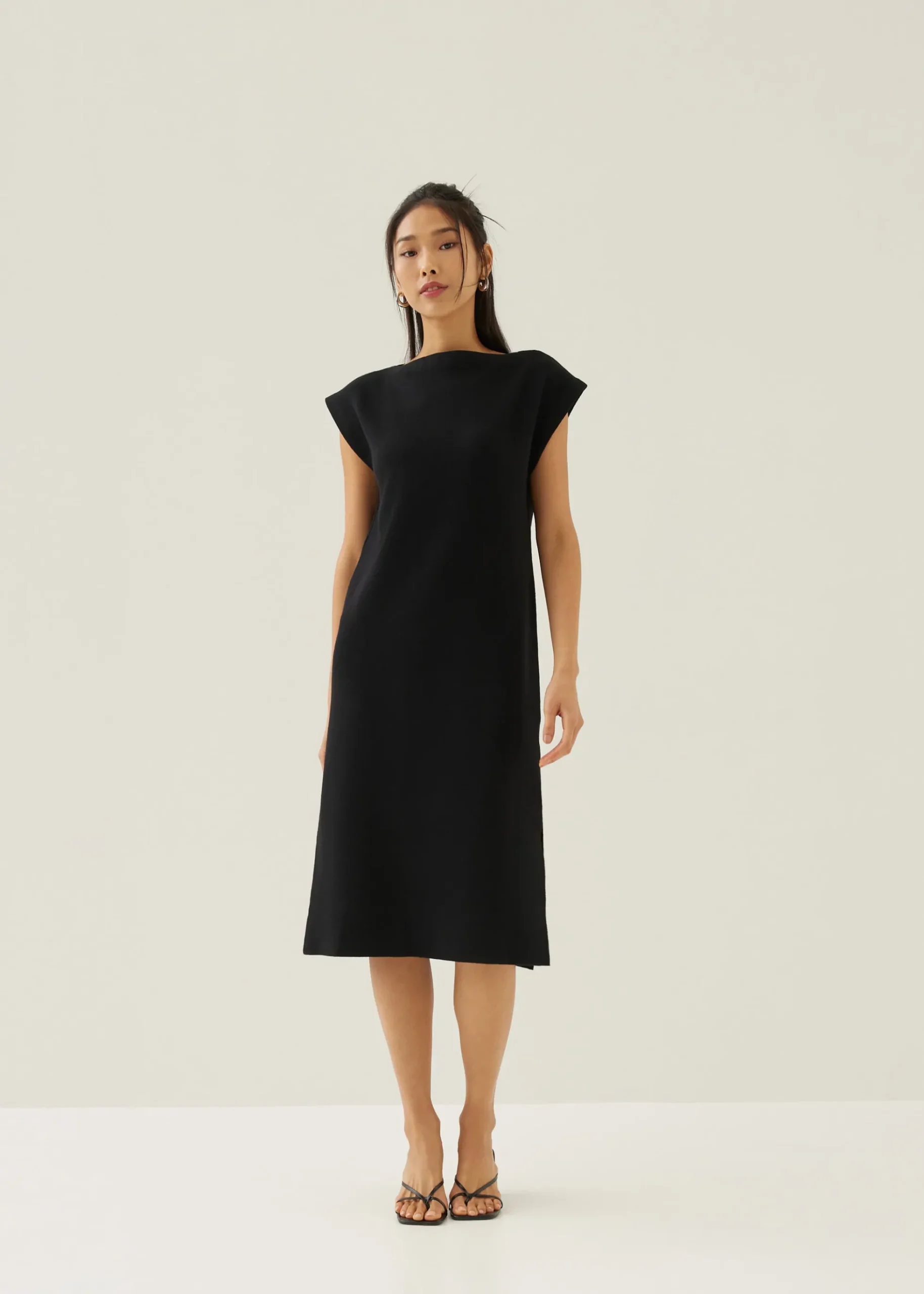 Maura Knit Column Midi Dress