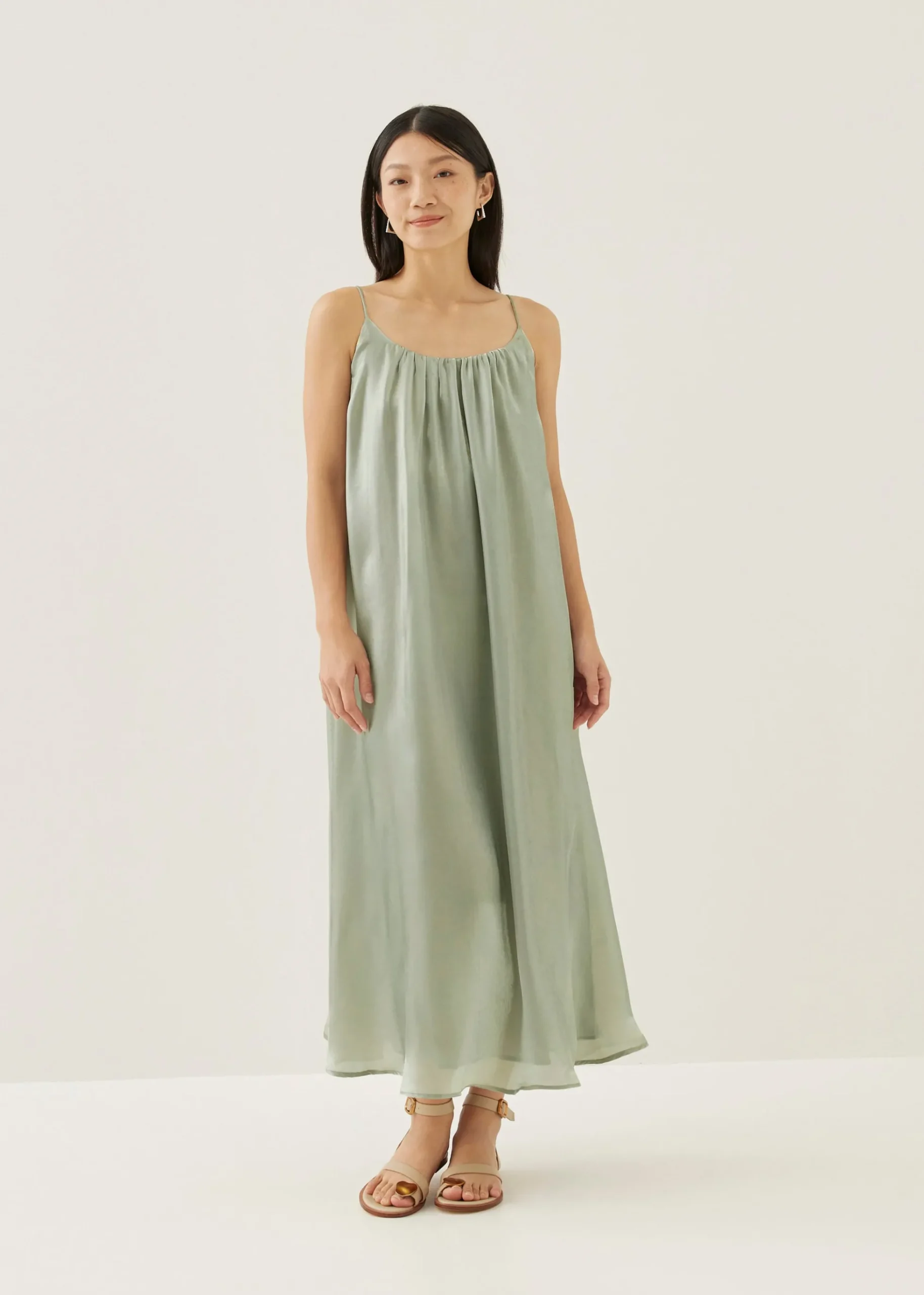 Mervin Trapeze Maxi Dress