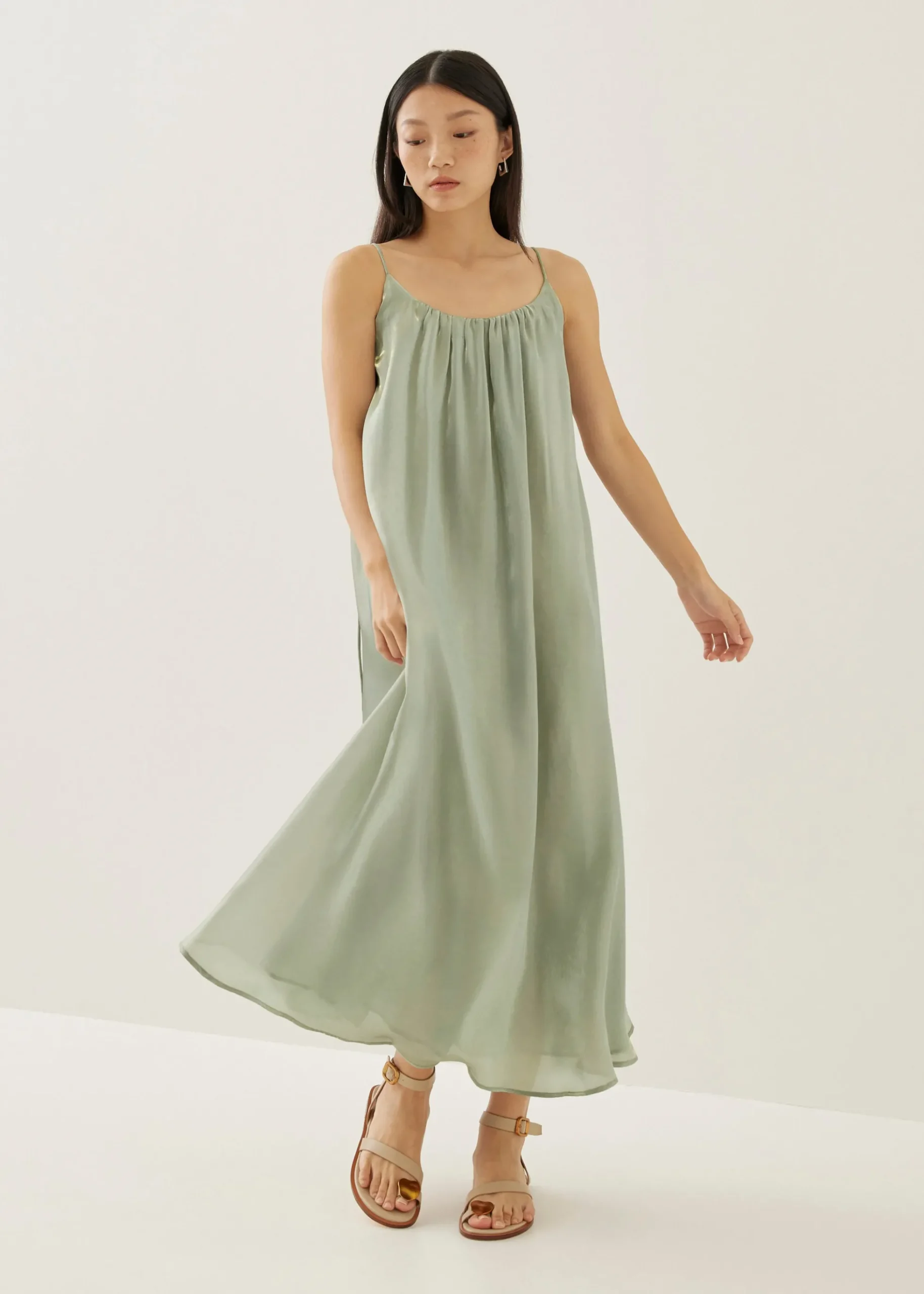 Mervin Trapeze Maxi Dress