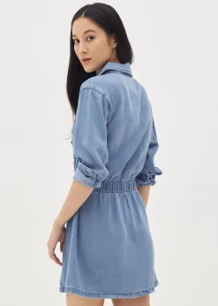 Micaela Elastic Denim Dress