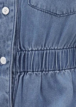 Micaela Elastic Denim Dress