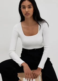 Mikaela Knit Square Neck Top