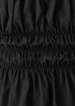 Minerva Elastic Puff Sleeve Top