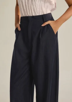 Mischa Chambray Barrel Pants