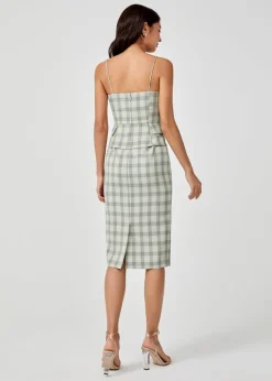 Molly Plaid Bodycon Dress
