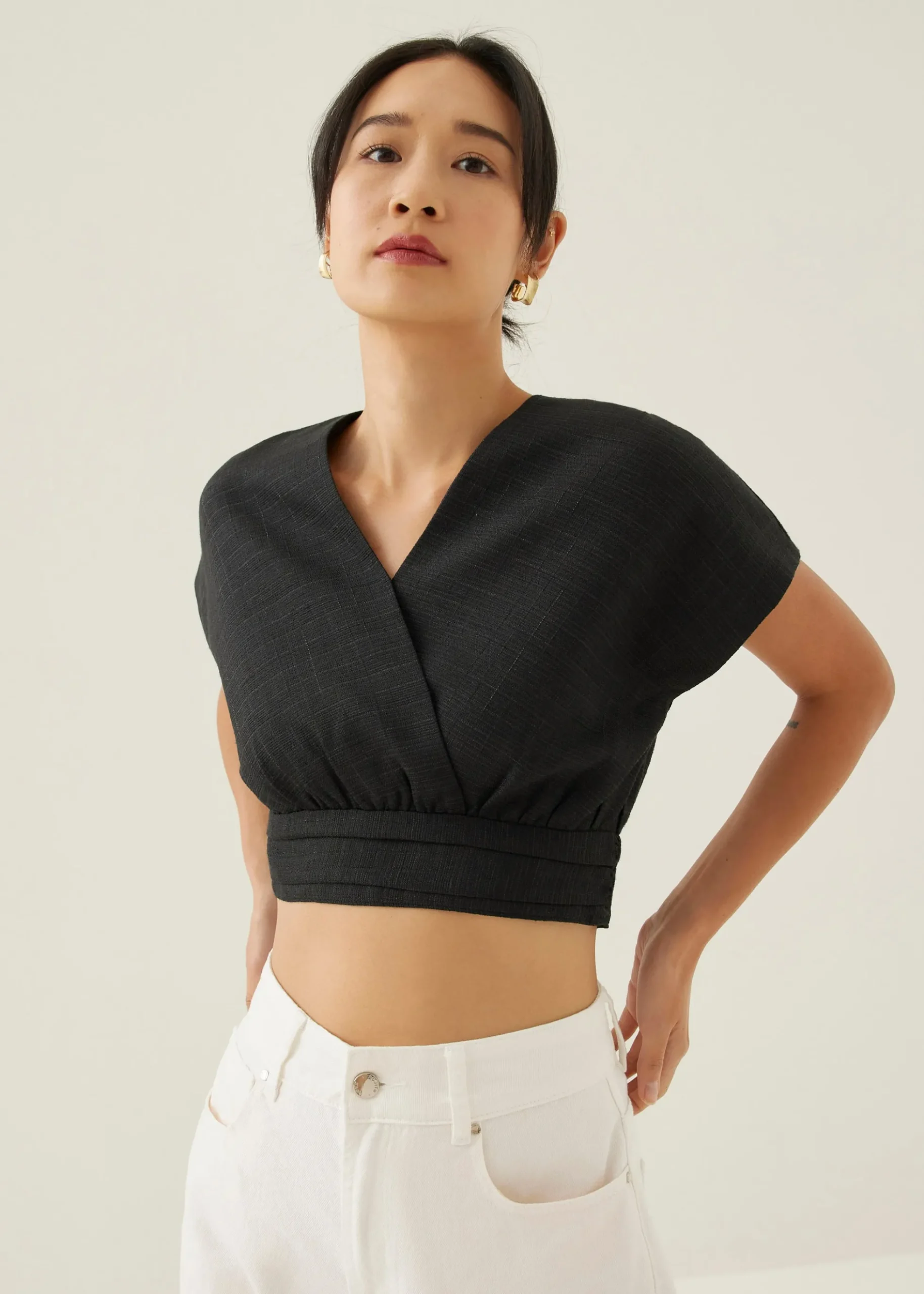Monette Tweed Crop Top