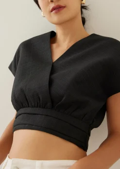 Monette Tweed Crop Top