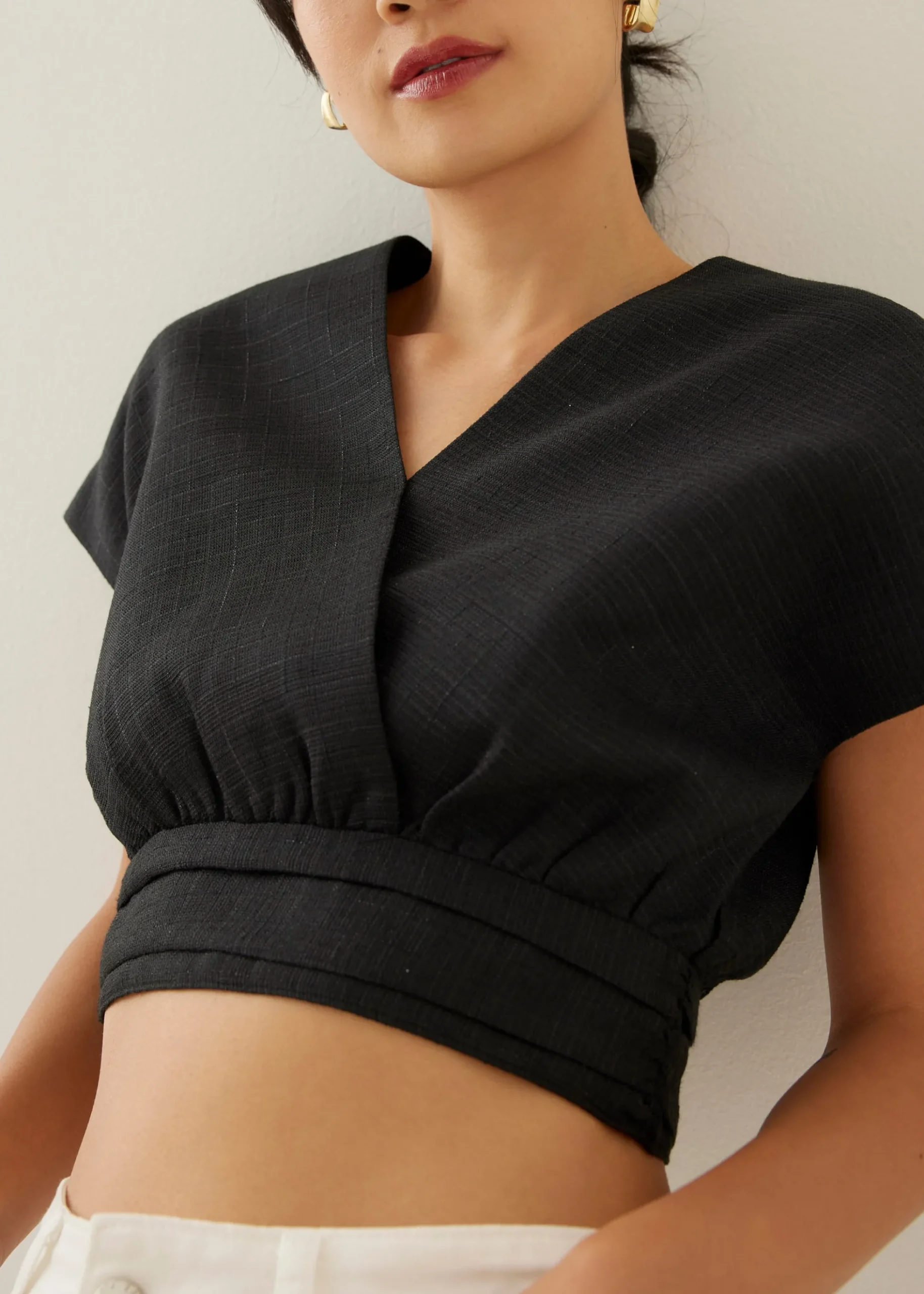 Monette Tweed Crop Top