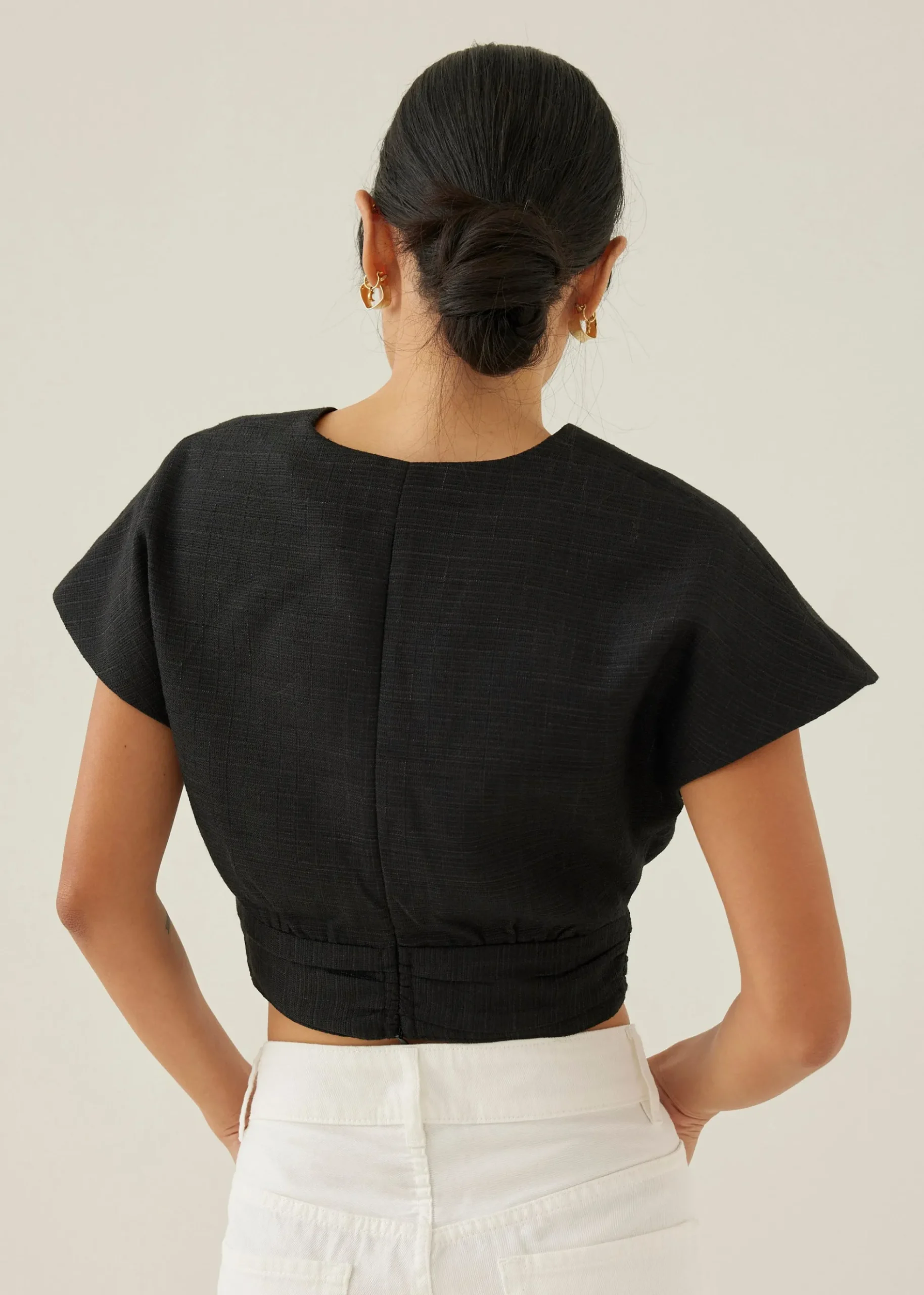 Monette Tweed Crop Top