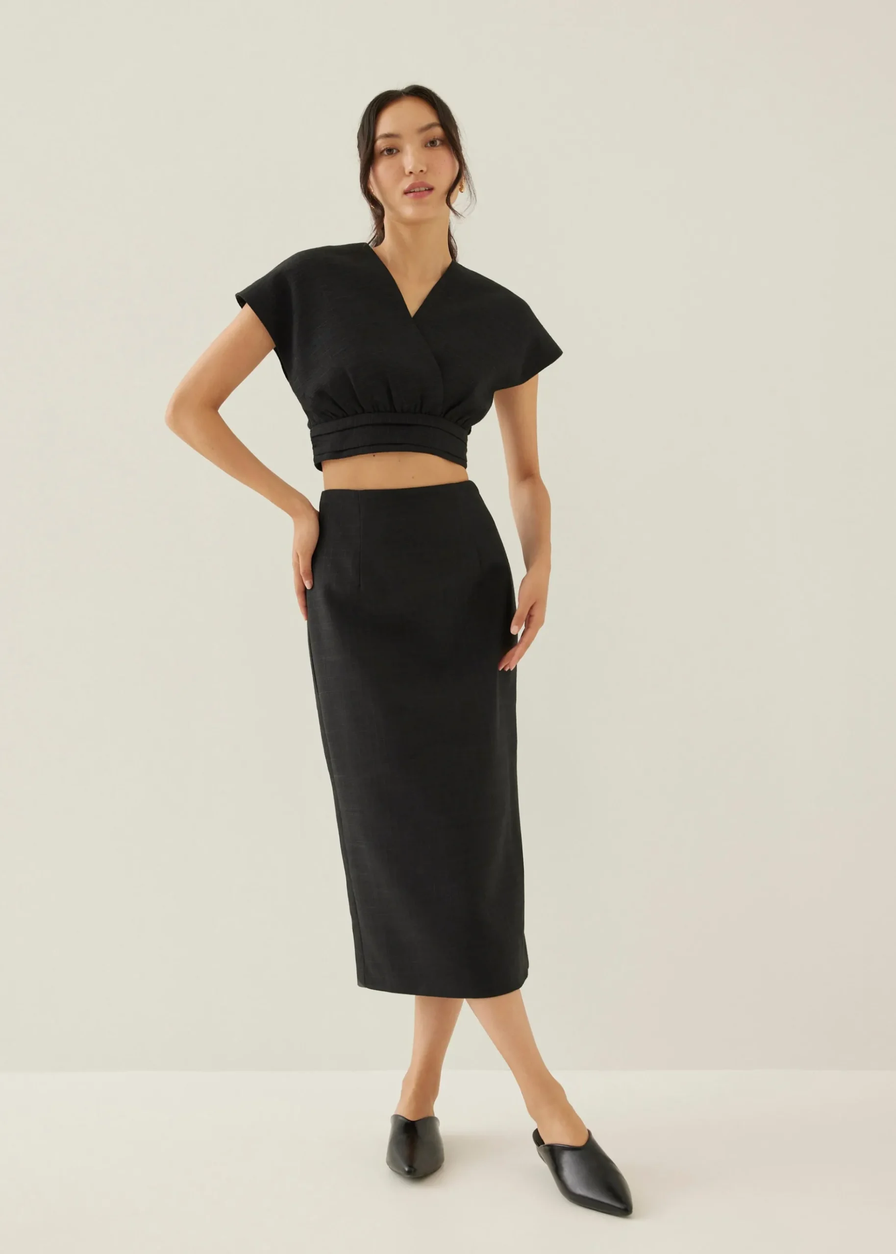 Monette Tweed Crop Top