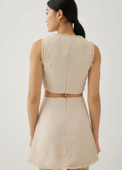 Moritz Fray Square Neck Top