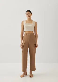 Moritz Fray Square Neck Top