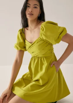 Myla Puff Sleeve Mini Dress