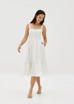 Mylah Fit & Flare Dress in Vivid Linings