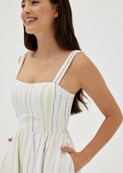 Mylah Fit & Flare Dress in Vivid Linings