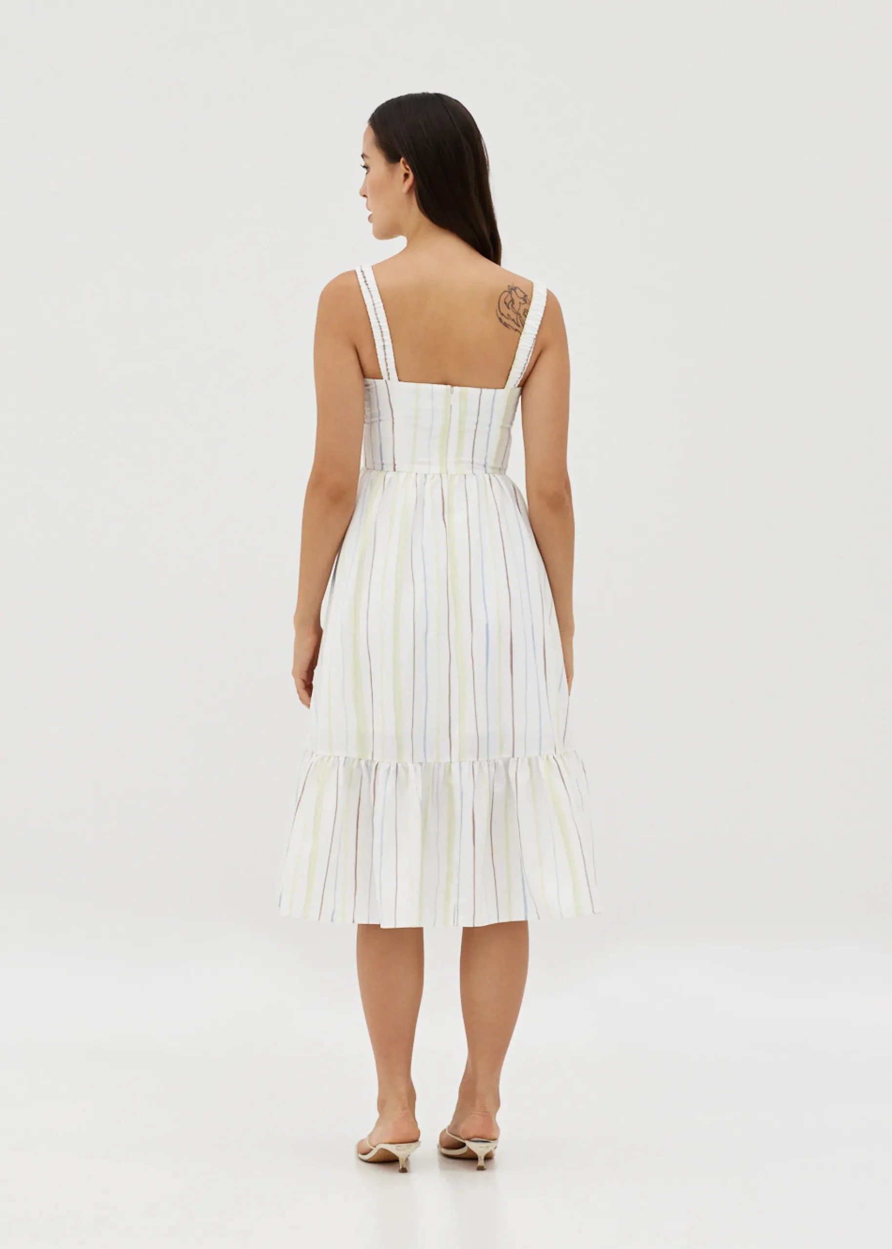 Mylah Fit & Flare Dress in Vivid Linings