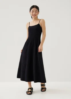 Nalia Fit & Flare Midaxi Dress
