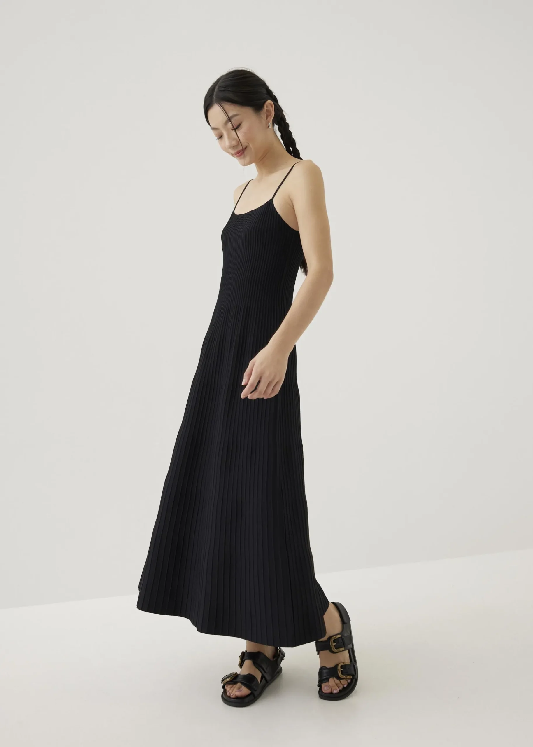 Nalia Fit & Flare Midaxi Dress