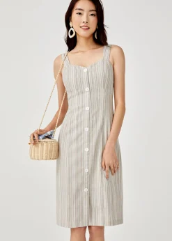 Narelle Sweetheart Button Down Dress