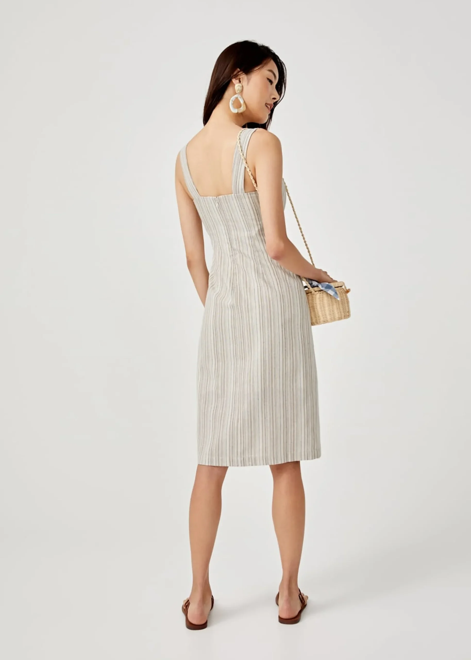 Narelle Sweetheart Button Down Dress