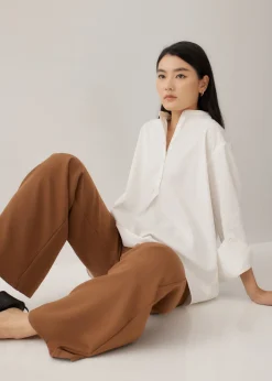 Natasa Mandarin Collar Shirt