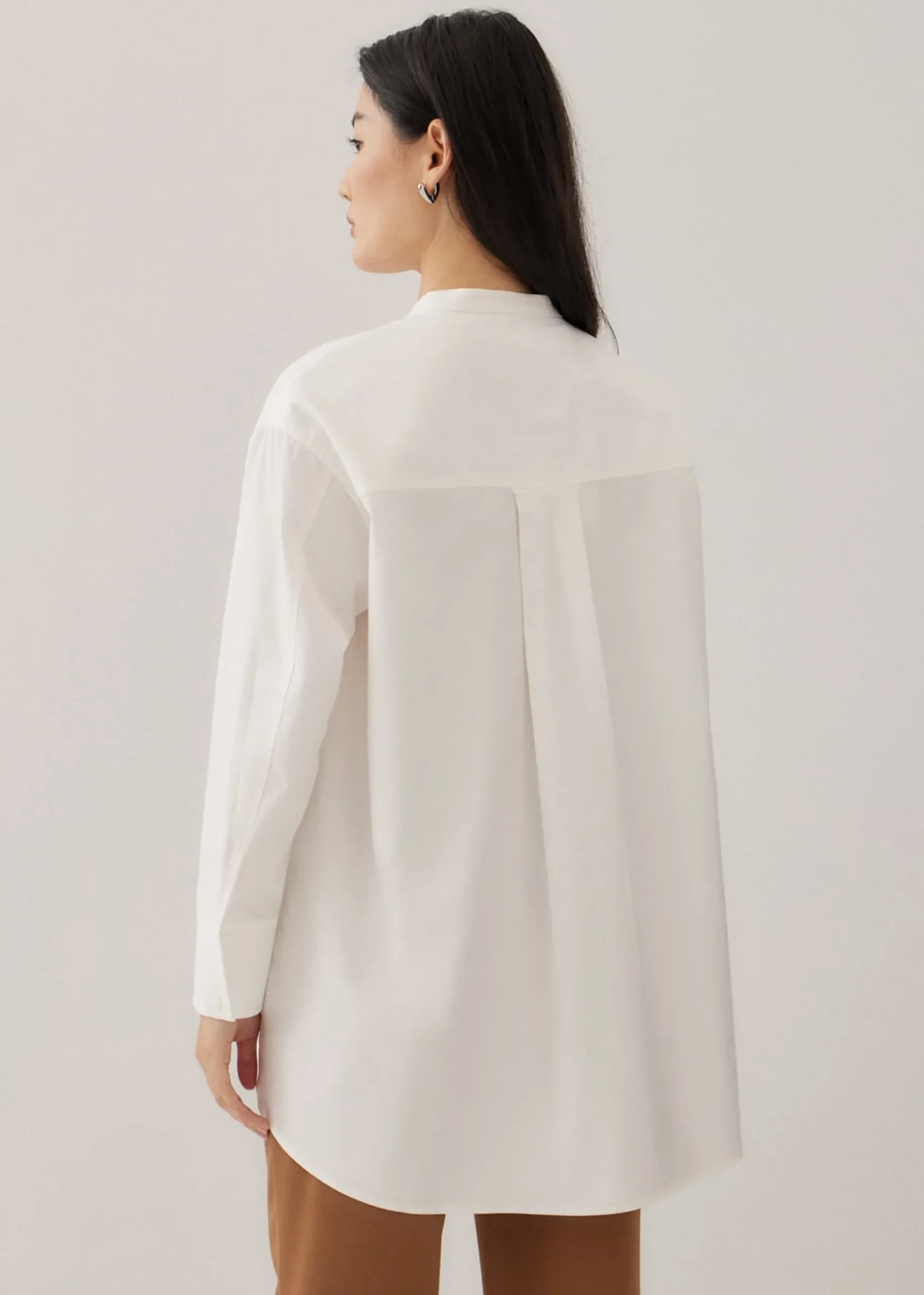 Natasa Mandarin Collar Shirt